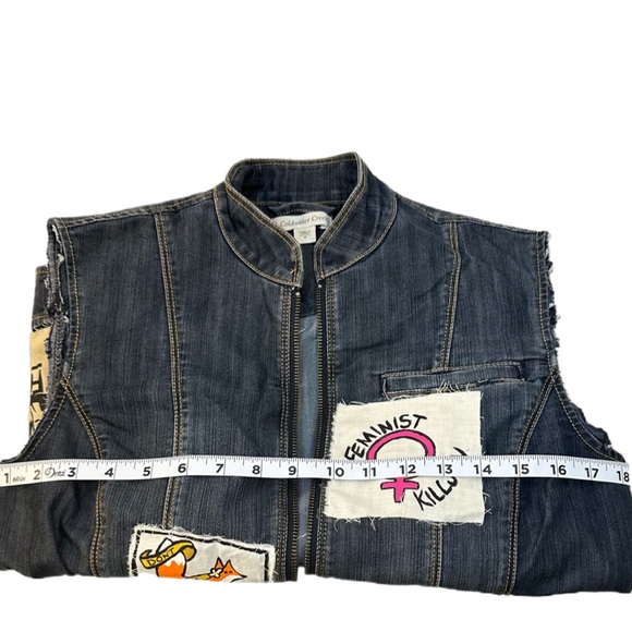 Vintage/Denim Coldwater Creek thrifted  Vest - Picture 9 of 14